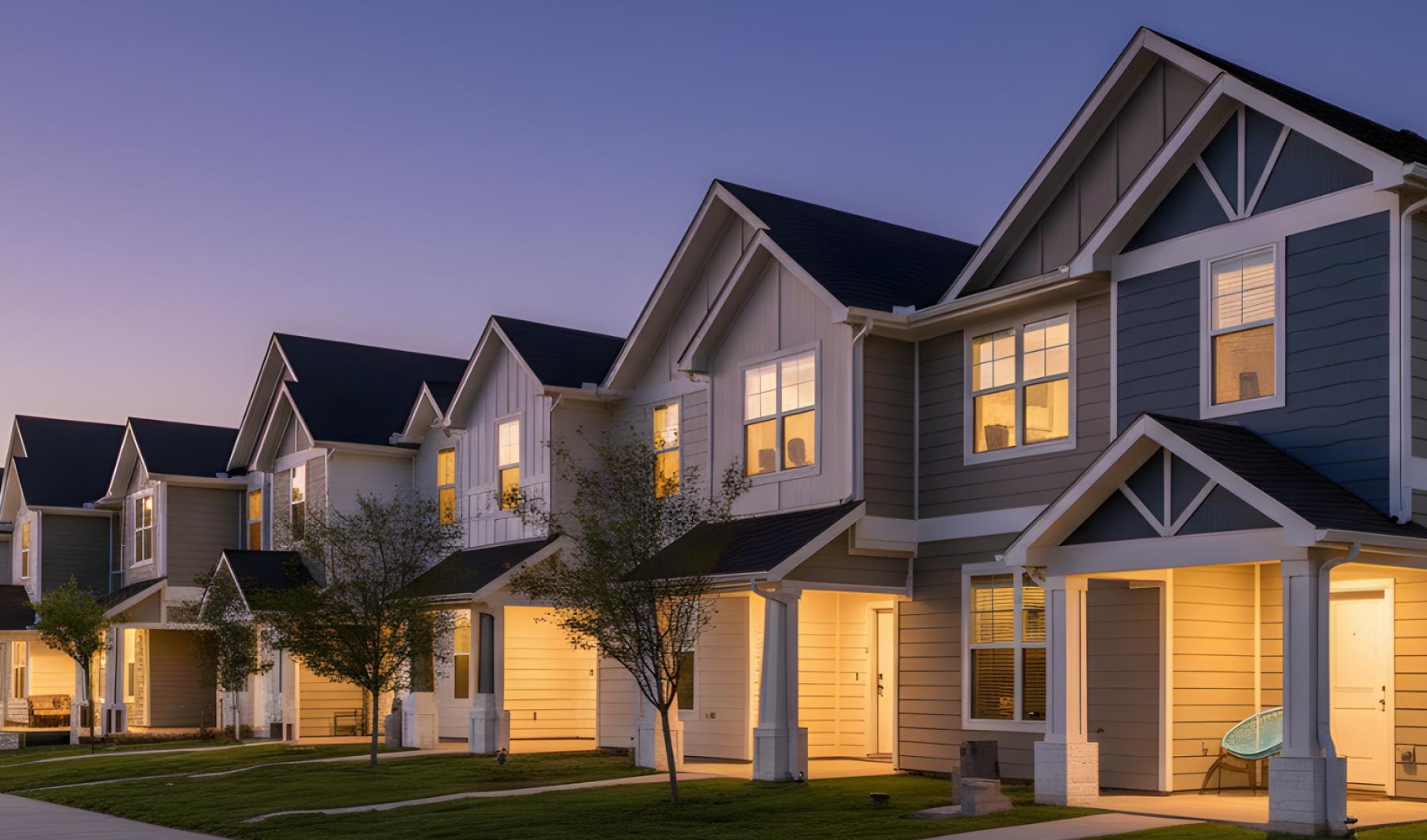 a row of houses