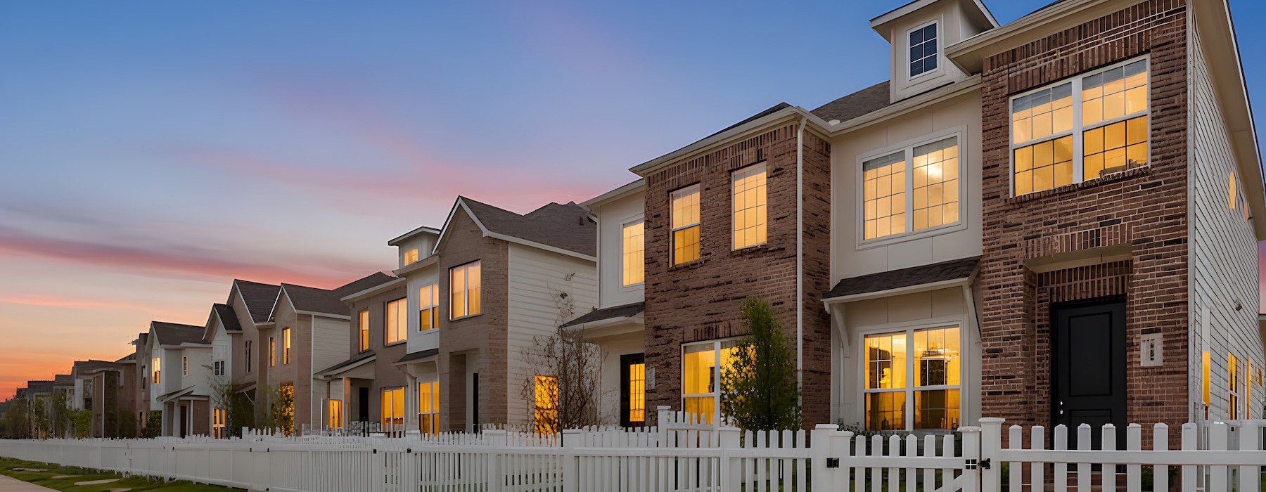 a row of houses