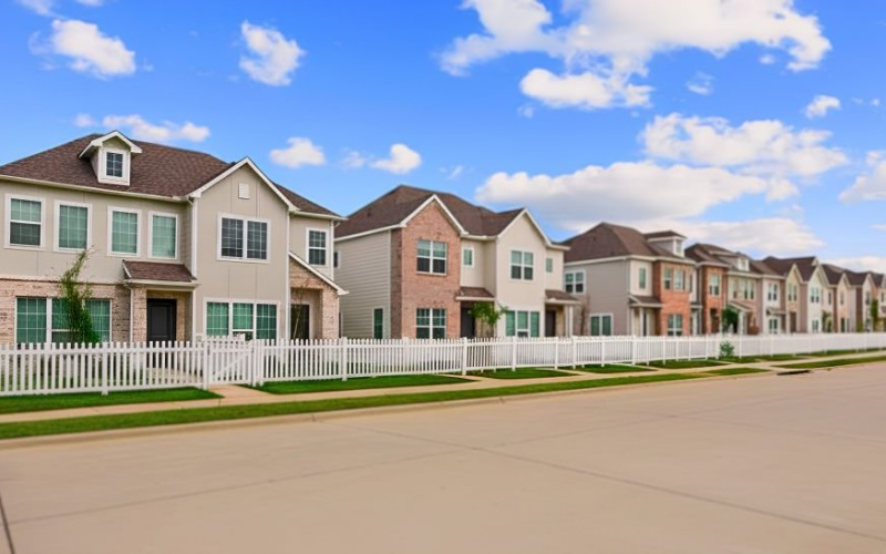 a row of houses